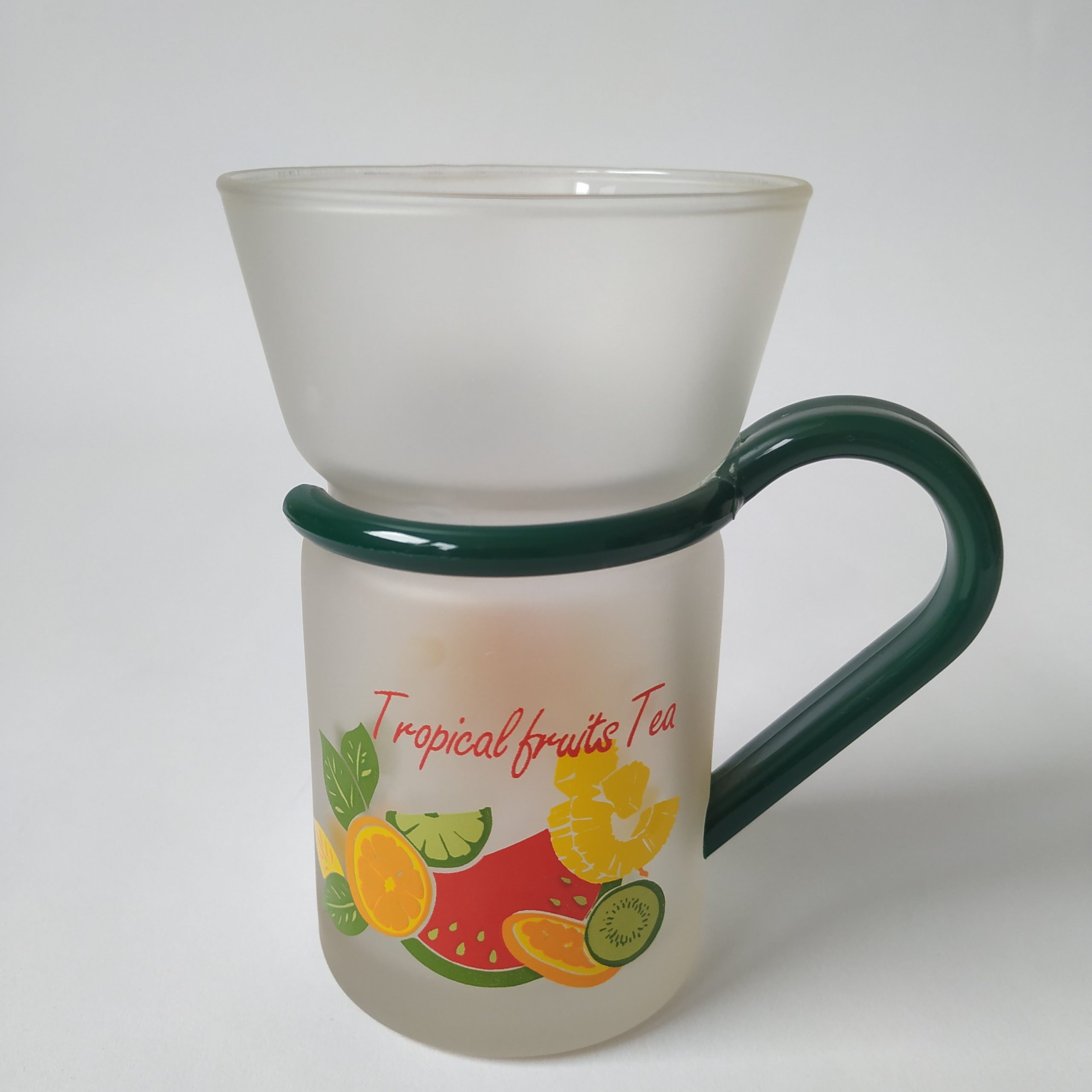 Theeglazen Inspiration – Strawberry Tea en Tropical fruits Tea – inhoud 200 ml – (3)