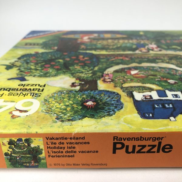 Vintage puzzel Vakantie-eiland van Ravensburger uit 1976