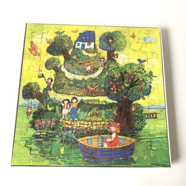 Vintage puzzel Vakantie-eiland van Ravensburger uit 1976