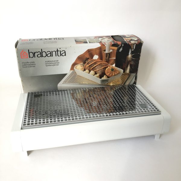 Vintage schotelwarmer / warmhoudplaat van het merk Brabantia