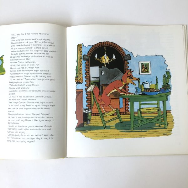 Vintage boek Gompie en zijn vriendjes uit 1973