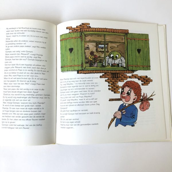 Vintage boek Gompie en zijn vriendjes uit 1973