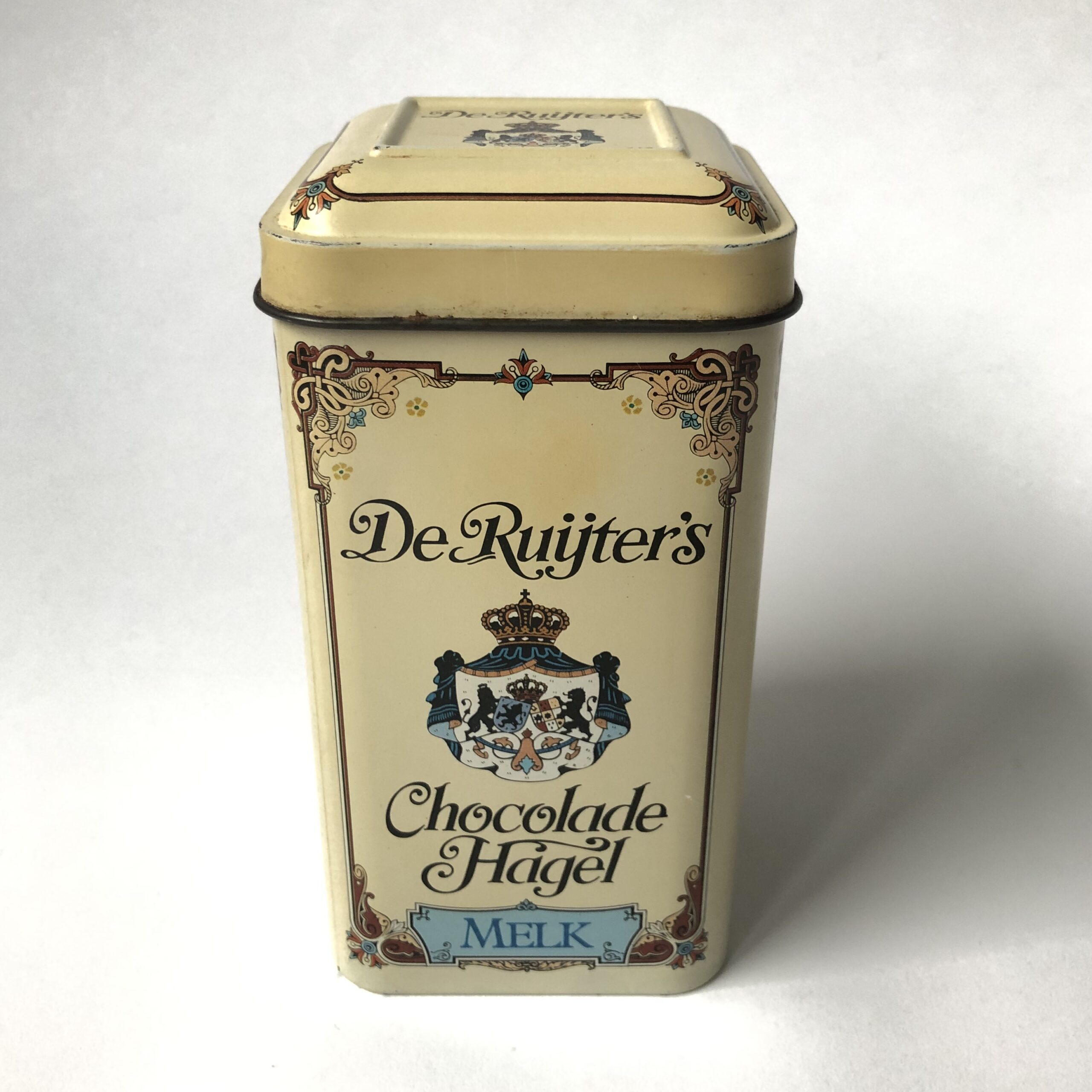 Vintage blikje van de Ruijter, Chocolade Hagel Melk