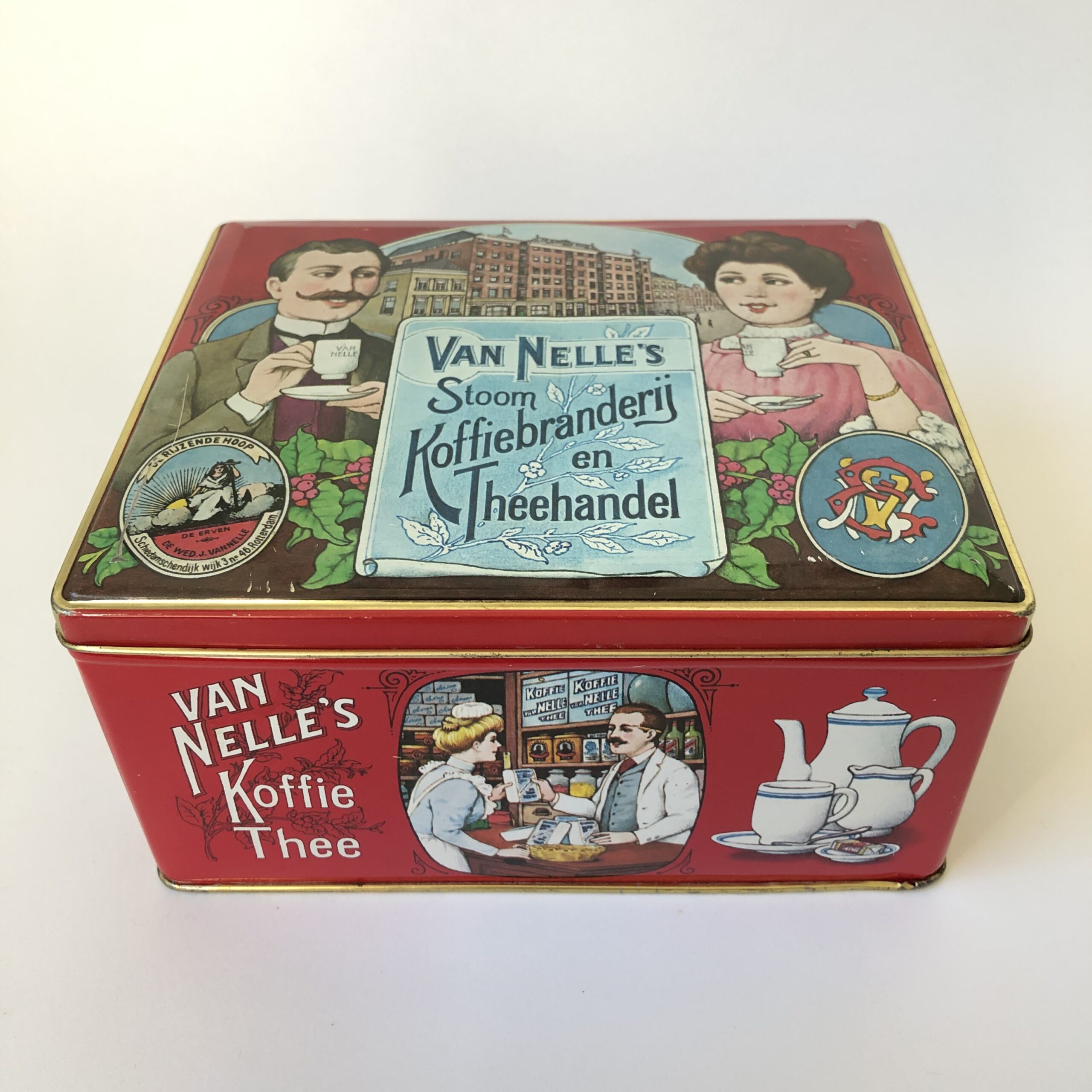 Vintage Blik Van Nelle’s Koffiebranderij en Theehandel