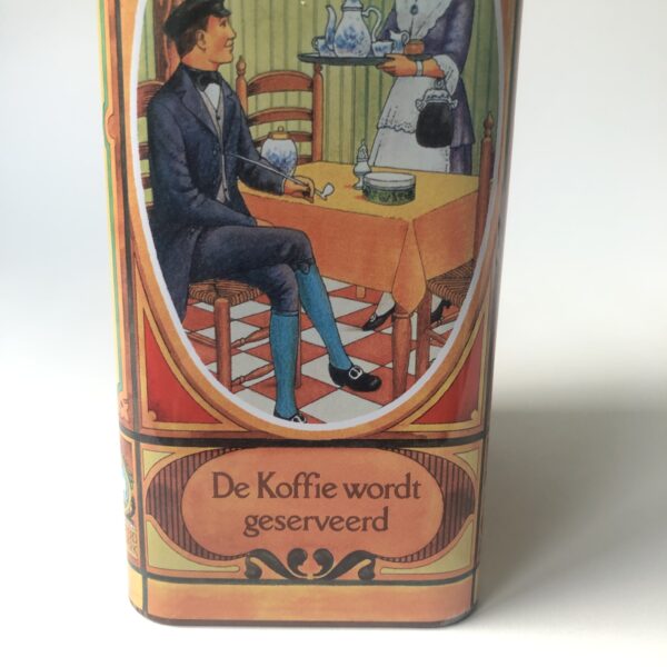 Vintage blik/bewaar bus Koffie van Douwe Egberts