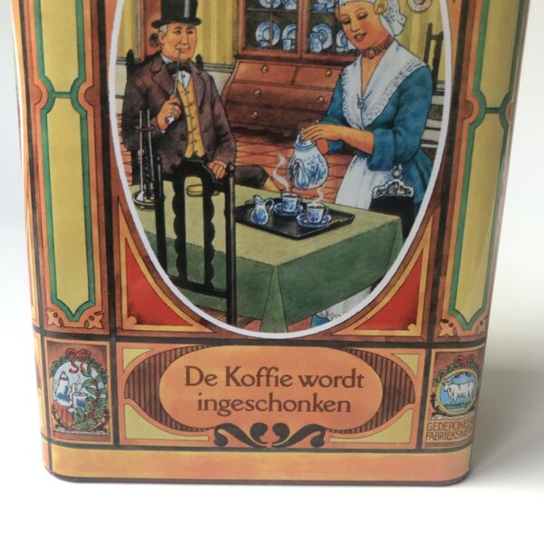 Vintage blik/bewaar bus Koffie van Douwe Egberts