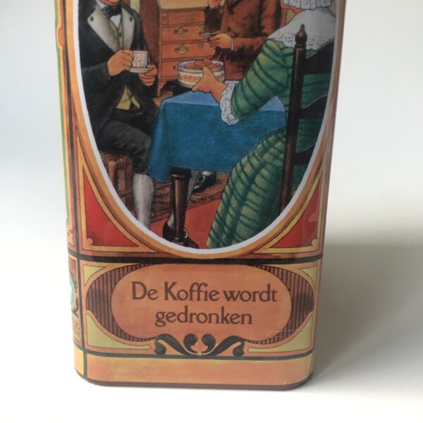 Vintage blik/bewaar bus Koffie van Douwe Egberts