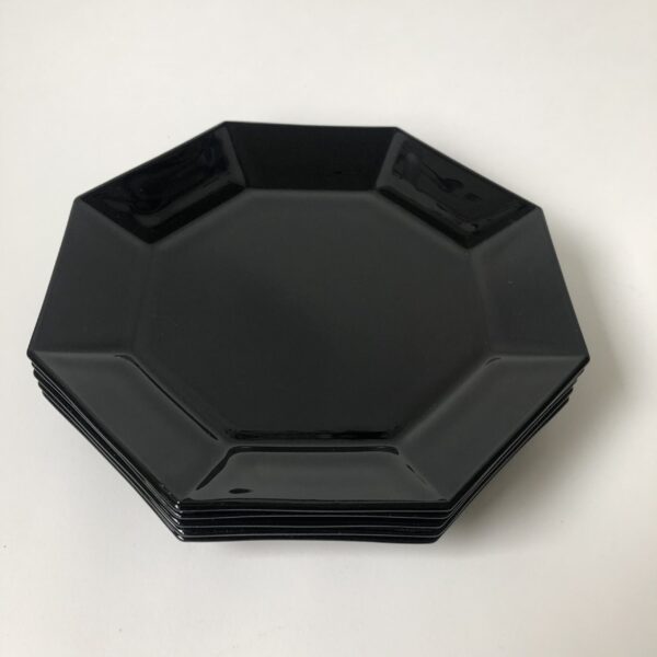 Bordjes Arcoroc France Octime - diameter 18 cm - 5 stuks (1) Vintage bordjes van Arcoroc France Octime