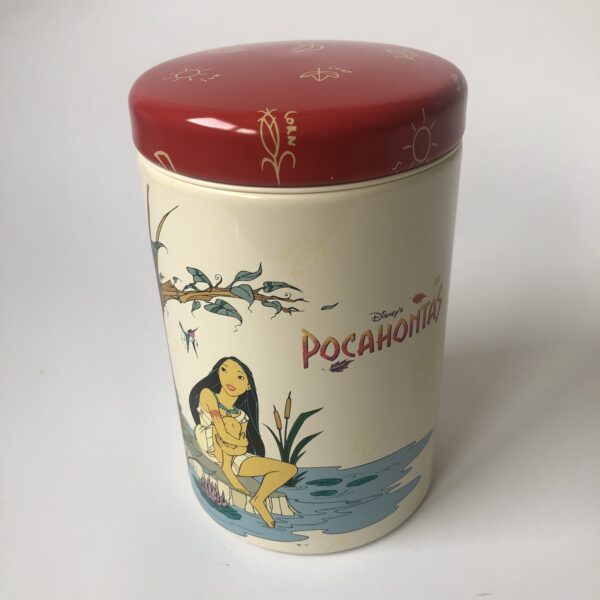 Vintage voorraadbus Pocahontas Disney van Brabantia met goed sluitende deksel