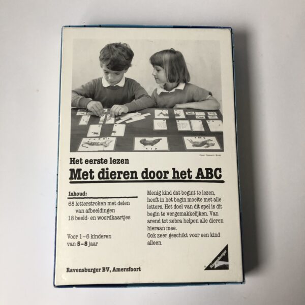 Het eerste lezen van Ravensburger - Jaar 1988 (2) Vintage spel Het eerste lezen van Ravensburger uit 1988, inclusief spelregels