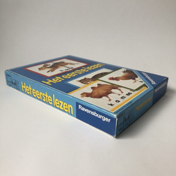 Het eerste lezen van Ravensburger - Jaar 1988 (3) Vintage spel Het eerste lezen van Ravensburger uit 1988, inclusief spelregels