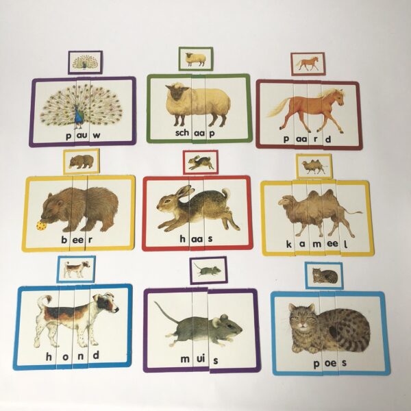 Het eerste lezen van Ravensburger - Jaar 1988 (7) Vintage spel Het eerste lezen van Ravensburger uit 1988, inclusief spelregels