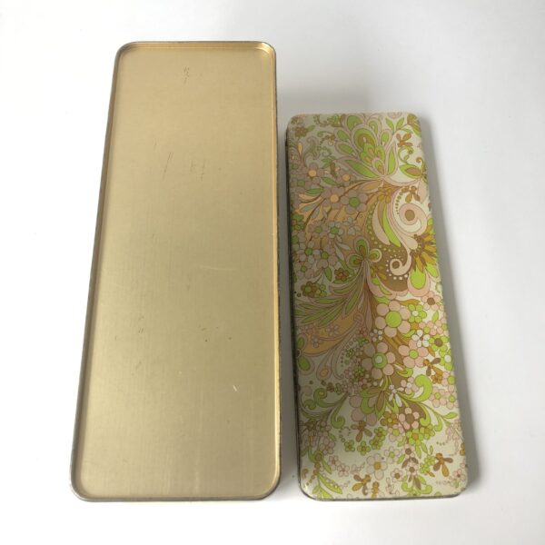 Ontbijtkoekblik van Verkade - afmeting 28x10,5x9,5 cm (3) Vintage ontbijtkoekblik van Koninklijke Verkade Fabrieken N.V. Zaandam Holland