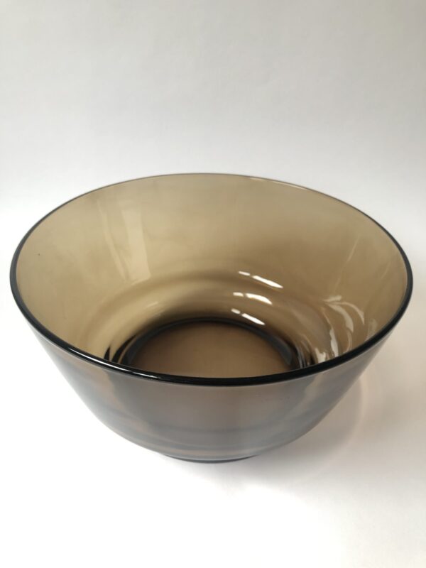 Kom -schaal smoky Veropa France - diameter 28 cm - hoogte 14,5 cm (4) Vintage smoky kom / schaal Veropa France