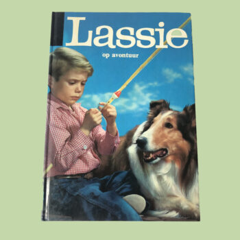 Vintage kinderboek Lassie op avontuur uit 1960
