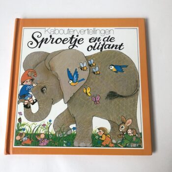 Vintage boek Kaboutervertellingen Sproetje en de olifant