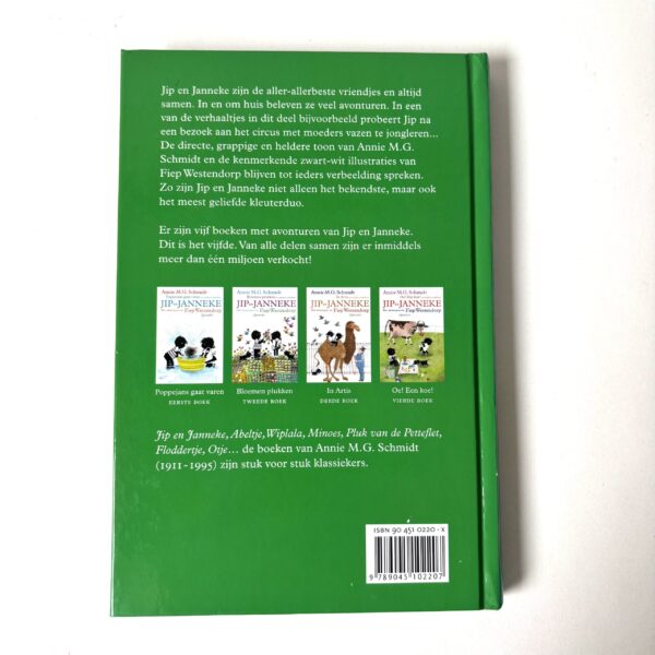 Boek Jip en Janneke Naar het circus (8) Vintage boek Jip en Janneke naar het circus en andere verhalen