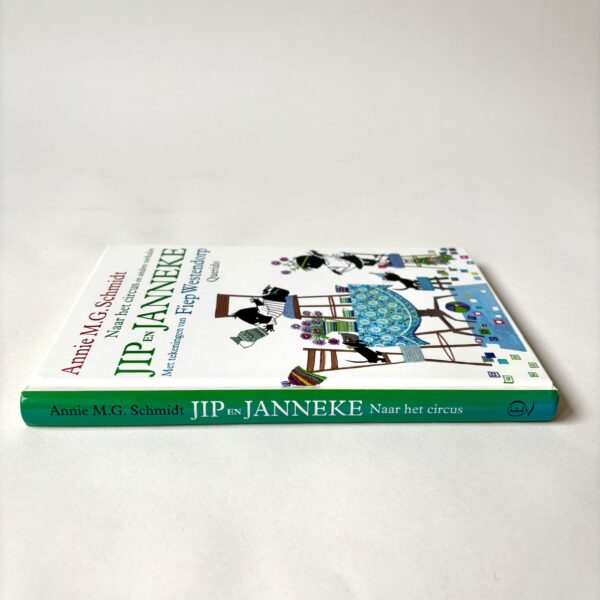 Boek Jip en Janneke Naar het circus (9) Vintage boek Jip en Janneke naar het circus en andere verhalen
