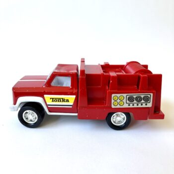 Vintage staal met kunststof brandweerauto van Tonka uit de jaren 70