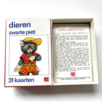 Vintage dieren zwarte piet van Jumbo