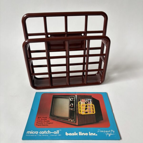 Vintage plastic houder Mini catch-all organizer designed by Yaffa uit 1983