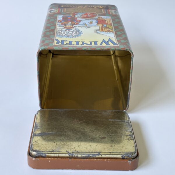 Vintage blik koffie Kanis & Gunnink vier seizoenen