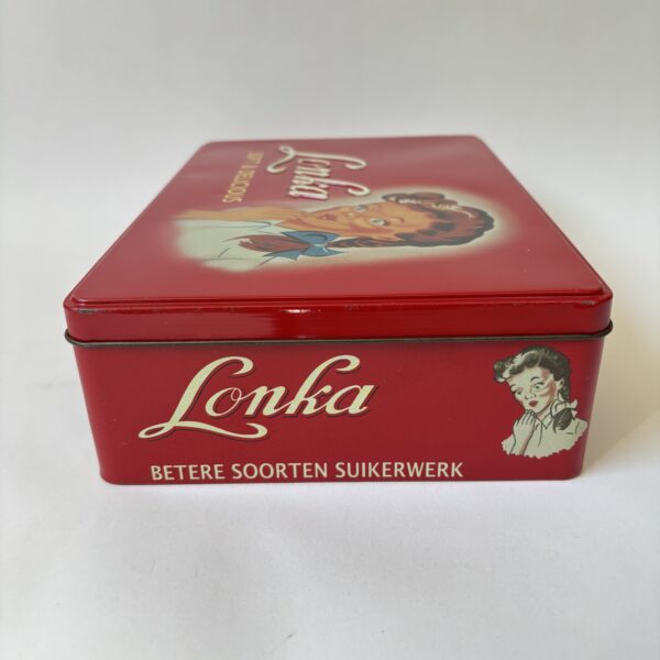 Retro rechthoekig decoratief blik van Lonka soft & delicious
