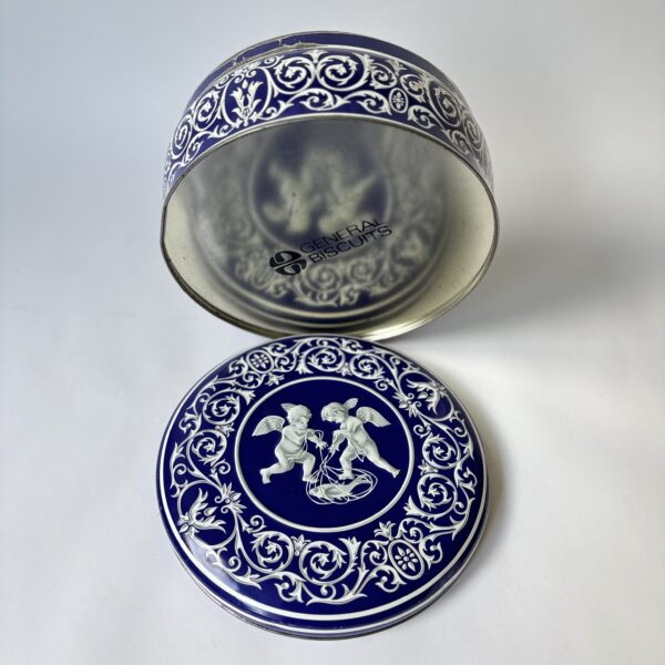 Blik koektrommel General Biscuits - diameter 20 cm - hoogte 8,5 cm (5)