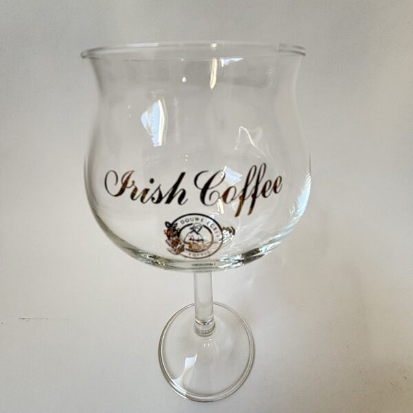 Irish Coffee glazen Douwe Egberts op voet - inhoud 250 ml - 2 stuks (2) Vintage glazen Irish Coffee Douwe Egberts op voet