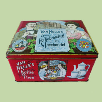 Vintage Blik Van Nelle’s Koffiebranderij en Theehandel
