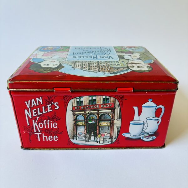Blik Van Nelle's Koffiebranderij en Theehandel - afm. 18x15x9 cm (3)
