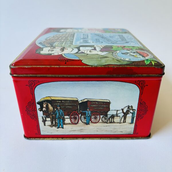 Blik Van Nelle's Koffiebranderij en Theehandel - afm. 18x15x9 cm (4)