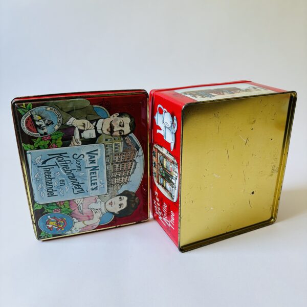 Blik Van Nelle's Koffiebranderij en Theehandel - afm. 18x15x9 cm (6)