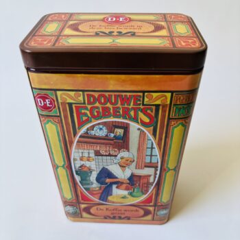 Vintage blik/bewaar bus Koffie van Douwe Egberts