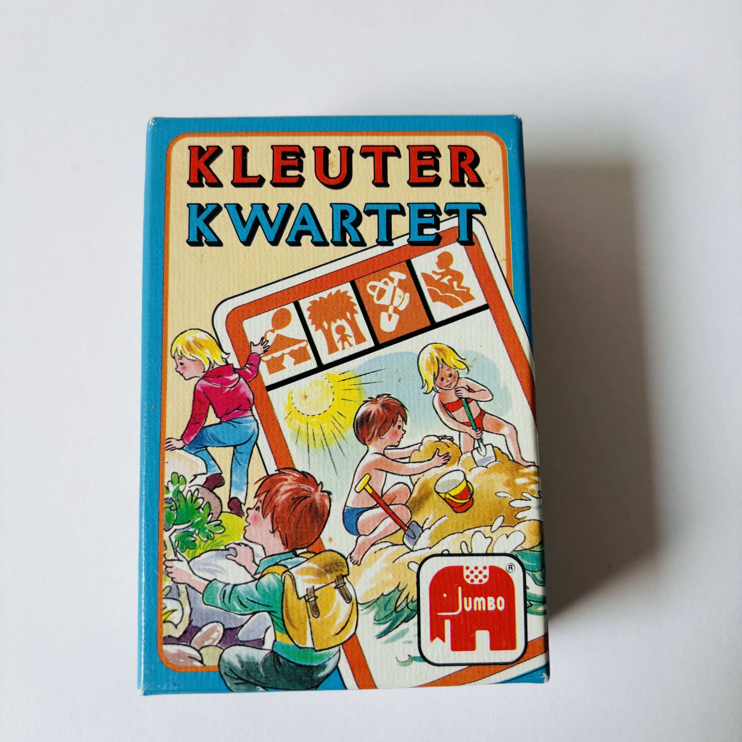 Vintage kleuter kwartet van Jumbo uit 1989