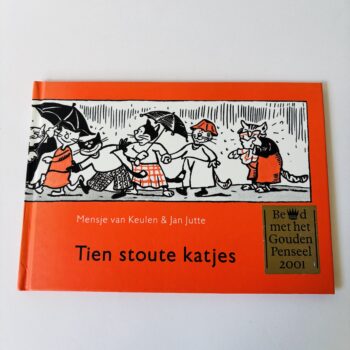 Vintage boek Tien stoute katjes van Mensje van Keulen & Jan Jutte