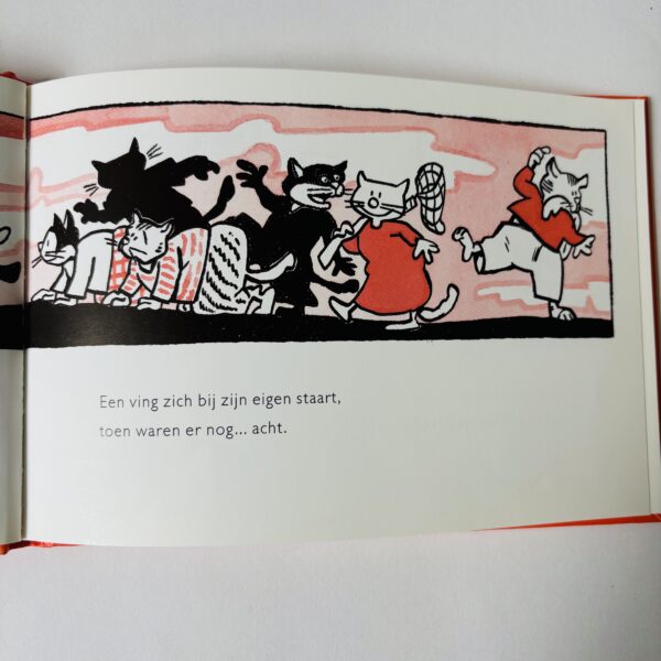 Vintage boek Tien stoute katjes van Mensje van Keulen & Jan Jutte