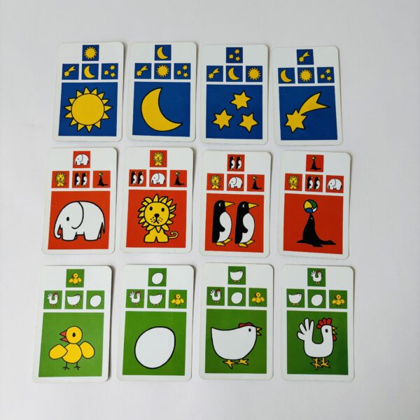 Kwartet Dick Bruna van Ravensburger uit 1974 - 36 kaarten incl. spelregels (6)