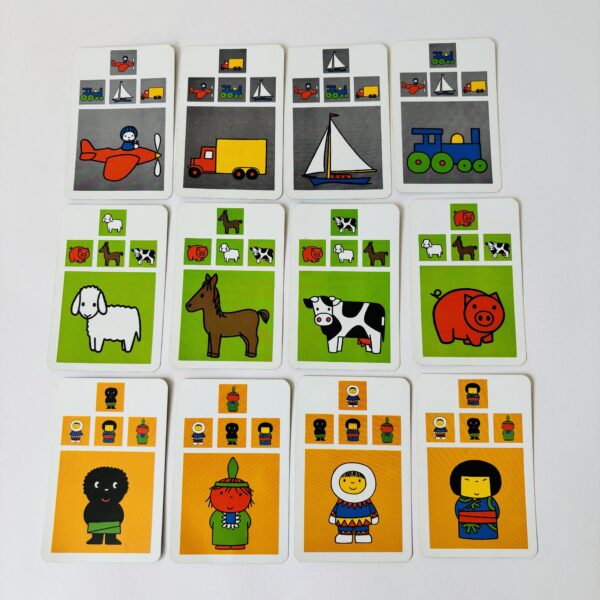 Kwartet Dick Bruna van Ravensburger uit 1974 - 36 kaarten incl. spelregels (7)