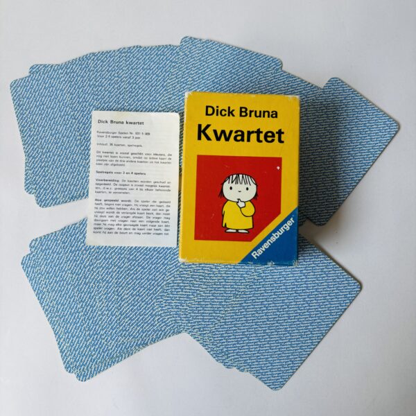 Kwartet Dick Bruna van Ravensburger uit 1974 - 36 kaarten incl. spelregels (8)