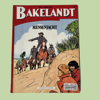 Vintage stripboek Bakelandt Mensenjacht uit 1994