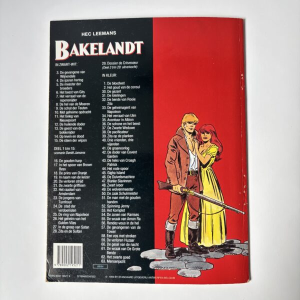 Vintage stripboek Bakelandt Mensenjacht uit 1994