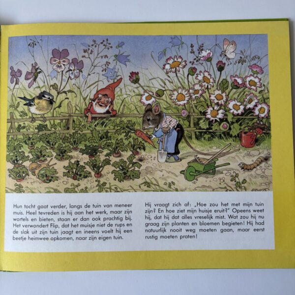 Vintage boek met de Avonturen van Flip en Maxje uit 1983