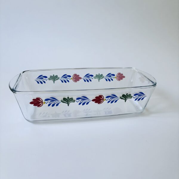 Cake-ovenchaal Boerenbont van Arcuisine France - afmeting 28,5x7,5x12 cm (1) Vintage cake-ovenschaal Boerenbont van Arcuisine France