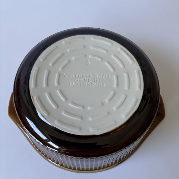 Vintage decoratieve dekschaal van Villeroy & Boch, made in Luxembourg