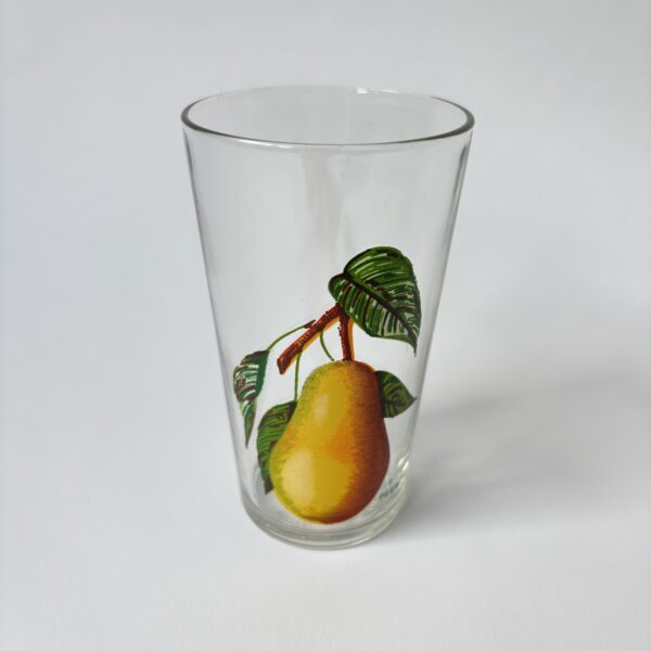 Glas VMC Reims France Peer - inhoud 225 ml - hoogte 11,5 cm (4)