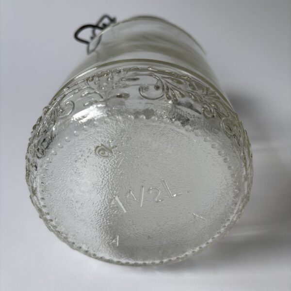 Glazen voorraadpot Floral Cove Italy - 1,5 liter - hoogte 21 cm (4) Glazen voorraadpot Floral Cove Italy - 1,5 liter - hoogte 21 cm (4)