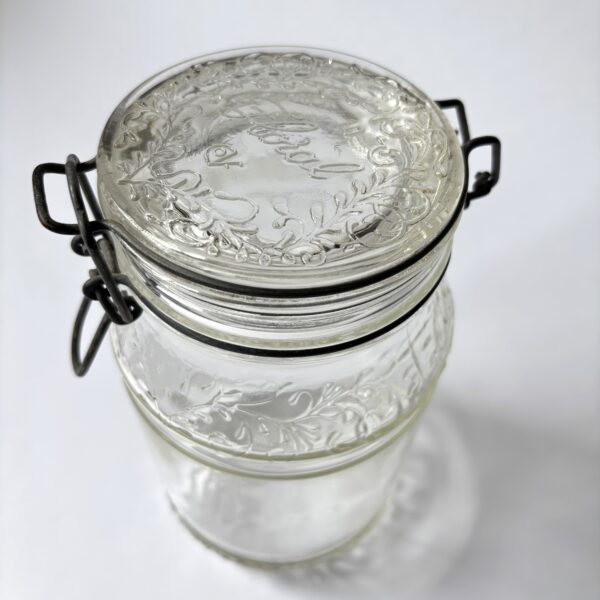 Glazen voorraadpot Floral Cove Italy - 1,5 liter - hoogte 21 cm (5)