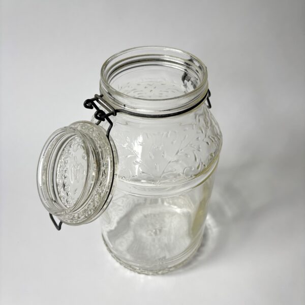 Glazen voorraadpot Floral Cove Italy - 3 liter - hoogte 27,5 cm (3)