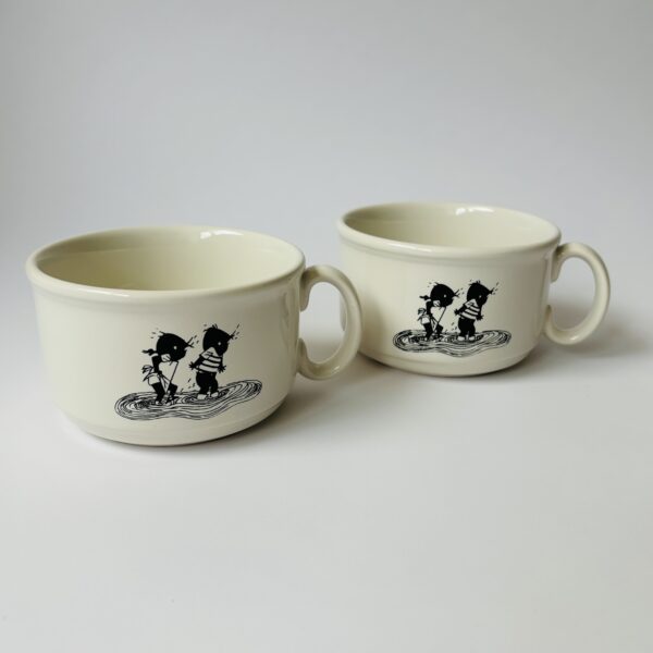 Soepkommen Jip en Janneke - inhoud 300 ml - made England - 2 stuks (2)